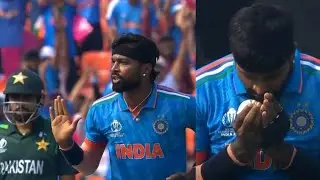 Hardik Pandya Agressive Celebration front of Imamul haq After taking imamul's Wicket