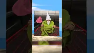 Poor Knight thought he caught the Wizard Gnome Crawly - [Ragdoll Falls] #nextbots