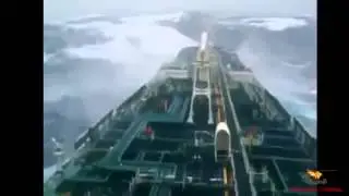 ШТОРМ - ВЕЛИКАЯ СТИХИЯ! 6 кораблей во время шторма