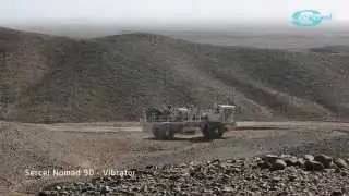 Nomad 90, a  super-heavy seismic vibrator in Oman - Sercel
