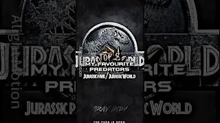 Top 8 my favourite Predators in JP/JW(Remake) #jurassicworld #edit