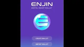 HOW TO USE Enjin wallet for beginners[ERC 20 WALLET]