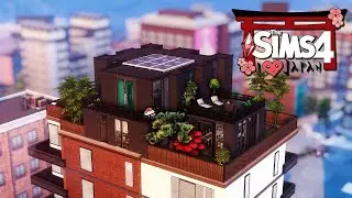 San Myshuno Japanese Inspired Penthouse | Sims 4 Speed Build