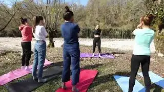 Абхазия  и йога день в  деревне Дурипш