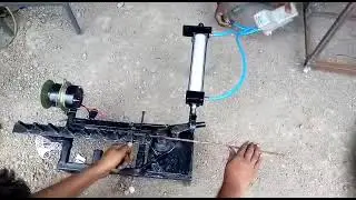 Pnumatic Automatic bar bending machine for civil construction side
