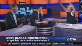 Levesque Duhaime Lauzon Débat Loi Spéciale Grève Construction Au Quebec