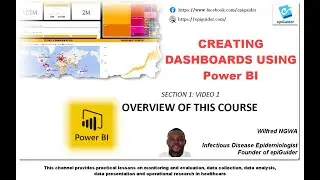 Video1: CREATING DASHBOARDS USING Power BI: Course Overview