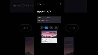 css property aspect ratio #html5 #css