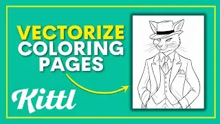 Vectorize Midjourney Coloring Pages With Kittl