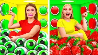 1000 Загадочных Кнопок и Только Одна Тебя Спасет | Смешные Моменты от BaRaDa Challenge