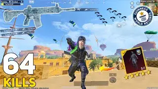 64 KILLS!!!🤯 MY NEW SEASON RECORD in SKYHIGH SPECTACLE MODE 🔥 | PUBG mobile BGMI