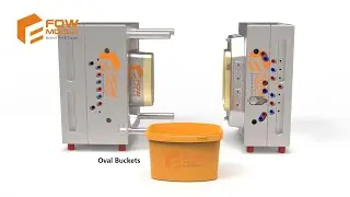 Plastic Bucket Manufacturing Compilation:Round, Square, and Oval Buckets