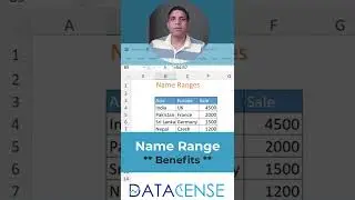 Name Range Benefits in Excel