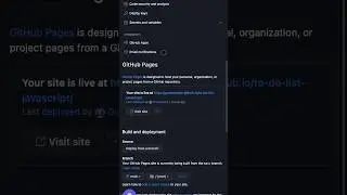 See how to HOST your projects with GitHub Pages