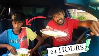 24 HRS IN A CAR CHALLENGE !!! *dont try*
