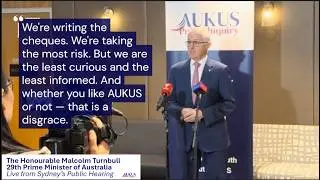 The Hon Malcolm Turnbull on AUKUS: 