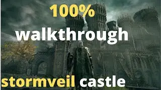 100% Walkthrough part1 Stormveil Castle Elden Ring (ps5)