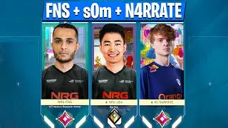 When s0m, FNS & KC N4RRATE team up in matched vs twitch streamers... | VALORANT