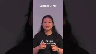 Custom RTMP settings in PRISM Live Studio mobile.