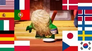 Ninjago Lloyd burning the tea in 17 different languages (Dragon's Rising)