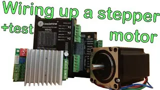 How To Wire up Stepper Motors and Set Parameters on Stepper Drivers (TB6600 4A, M542, TB6600 4.5A)