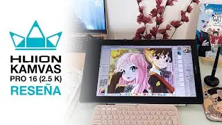 Reseña HUION Kamvas Pro 16 (2.5 k) - Paulina Palacios