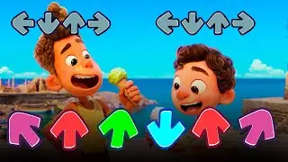 Friday Night Funkin Sarvente but it's Pixar's Luca