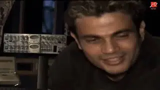 عمرو دياب كواليس اغنيه قصاد عينى 12 ابريل 2004