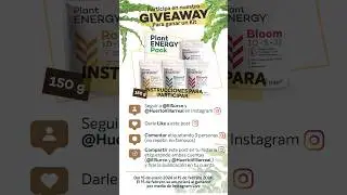 🌱 ¡Te regalamos un Kit de fertilizantes! 🌿  #plants #huerto #giveaway #nature #huertourbano