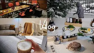 Vlog| Uzun zaman sonra| Güzel şeyler yaşandı🌸| Koltuk şalı yaptım🧶| Pilav üstü döner 🍗🍚| Kahvaltı 🫒