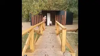 Новое помещение и мостик для клуба "моржей"