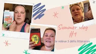Summer vlog #1 : Je participe à 3 challenges livresques
