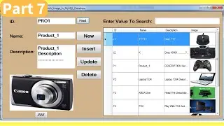 C# - How To Insert Update Delete Search Display Images From MySQL DataBase With Source Code Part 7/8