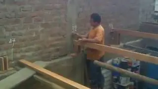 VIGAS DE MADERA PARA TECHO CON INCLINACION