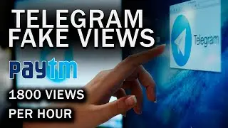 Telegram fake views bot  - Telegram fack views service 