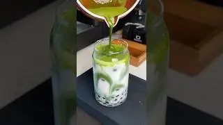 Brown sugar boba matcha 