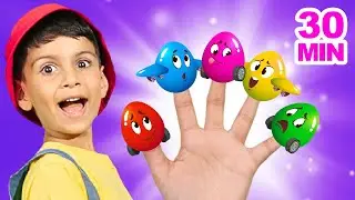 Finger Family Transport + More! Nursery Rhymes for Kids | BabyBillion