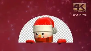 3D Snowman Animated - 3 Pack