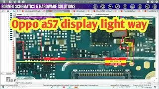 Oppo a57 display light diagram | oppo back light problem solution