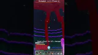 I killed Amalgalich on superflat without any structures #shorts