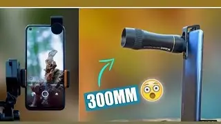 MASSIVE 300mm zoom lens for Poco X3 pro mobile camera.4k super teliphoto lens for Poco smartphone