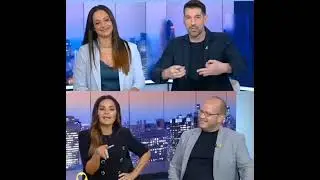 חיים אתגר מתעצבן על חיים לוינסון בשידור חי
