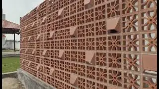 terracota wall partition
