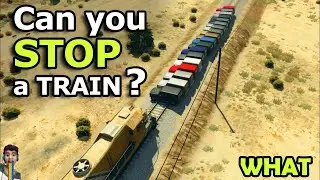 CAN YOU STOP THE TRAIN IN GTA 5?  | (GTA V Gameplay)