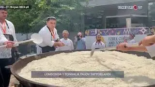 Londonda 1 tonnalik osh tayyorlandi ! Bahriddin Chustiy