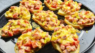 Вкуснейшие горячие бутерброды! От них в восторге моя семья! Готовлю часто на перекус!
