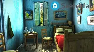 Famous Paintings in VR: Masterpieces in 3D on SketchFab