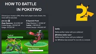 How to battle in poketwo