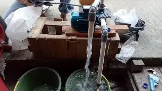 uji coba pompa air san,ei tanpa otomat mantap banget