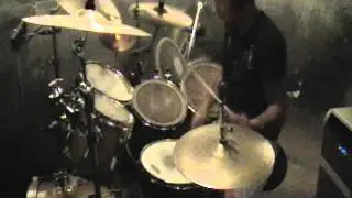 ME DRUMMING TO "MIDDLETOWN DREAMS" AND "TEST FOR ECHO" BY ""RUSH""